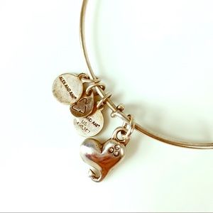 Devilish Heart Rhinestone Alex & Ani Bracelet